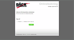 Desktop Screenshot of bokning.dackspecialisten.se