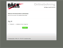 Tablet Screenshot of bokning.dackspecialisten.se